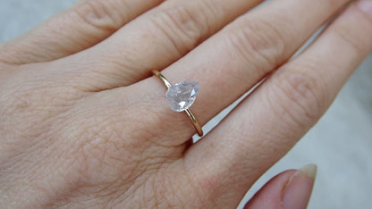 Custom Diamond Viewing- icy white pear diamonds